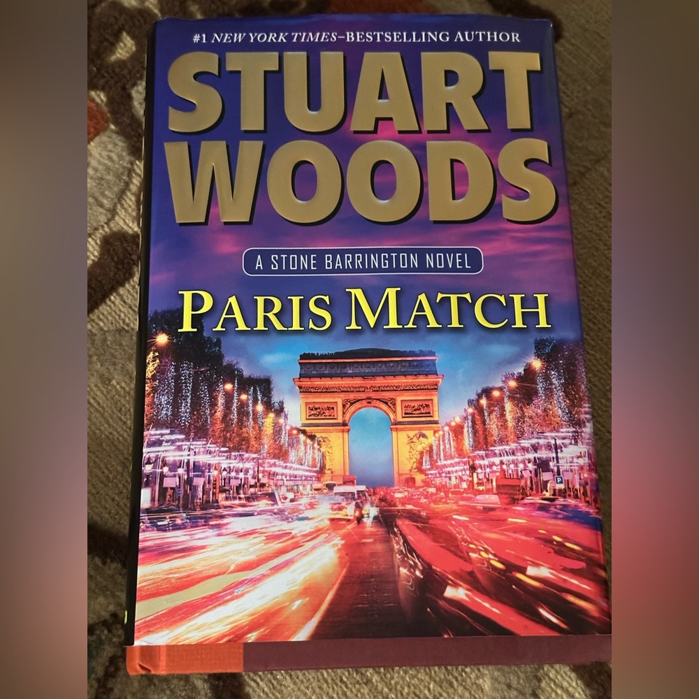 Stuart Woods Paris Match Stone Barrington Novel Hardcover